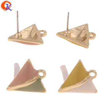 

Cordial Design 50Pcs 15*16MM Jewelry Accessories/Earrings Stud/DIY/Triangle Shape/Jewelry Making/Hand Made/Earring Findings