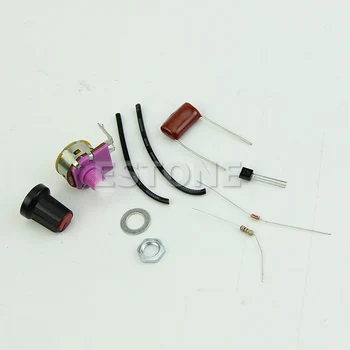 

100W Dimmer Module with Switch Speed Regulation Module DIY Kit Components