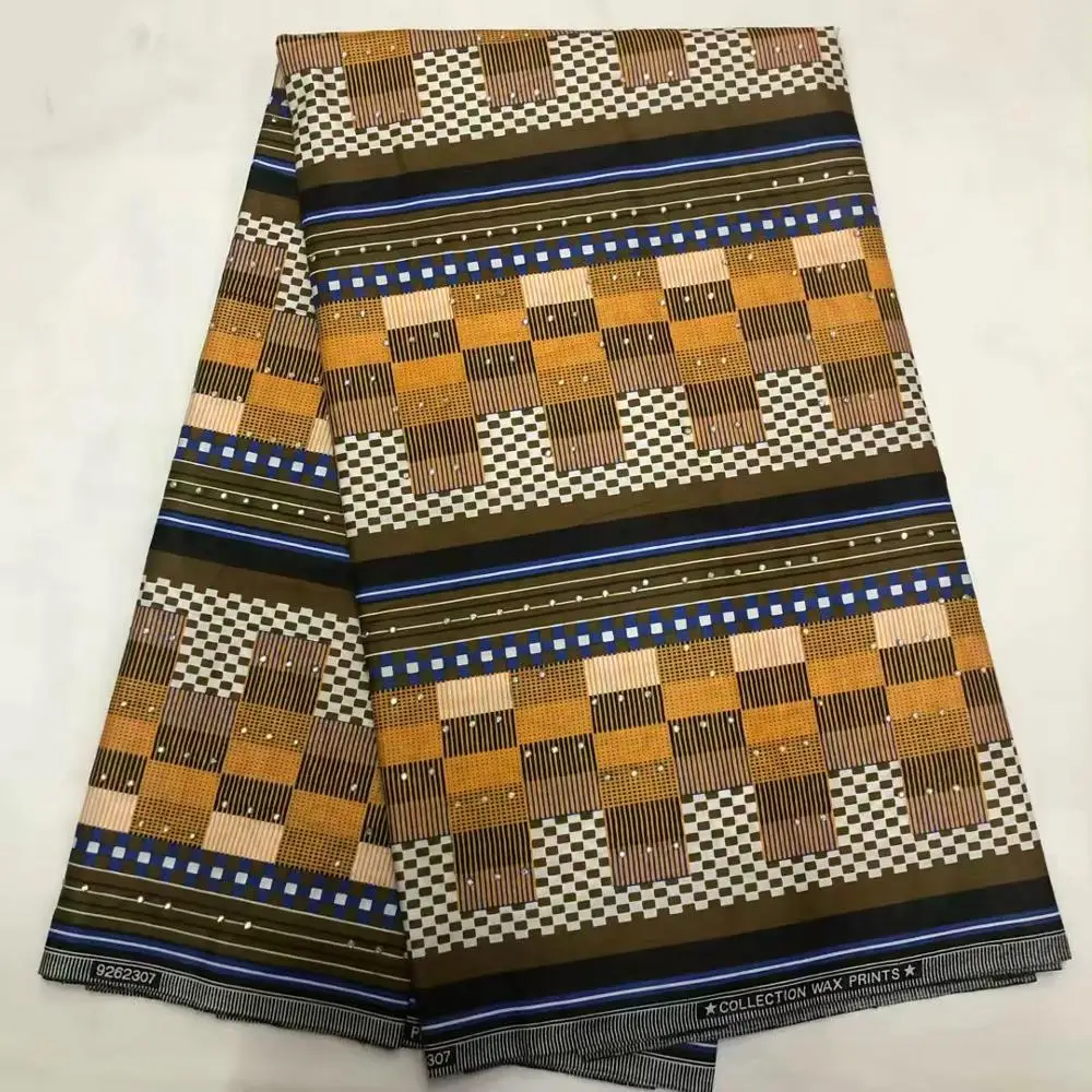 Африканский настоящий воск java ткань с камнями 100% хлопок гарантировано Африка Java