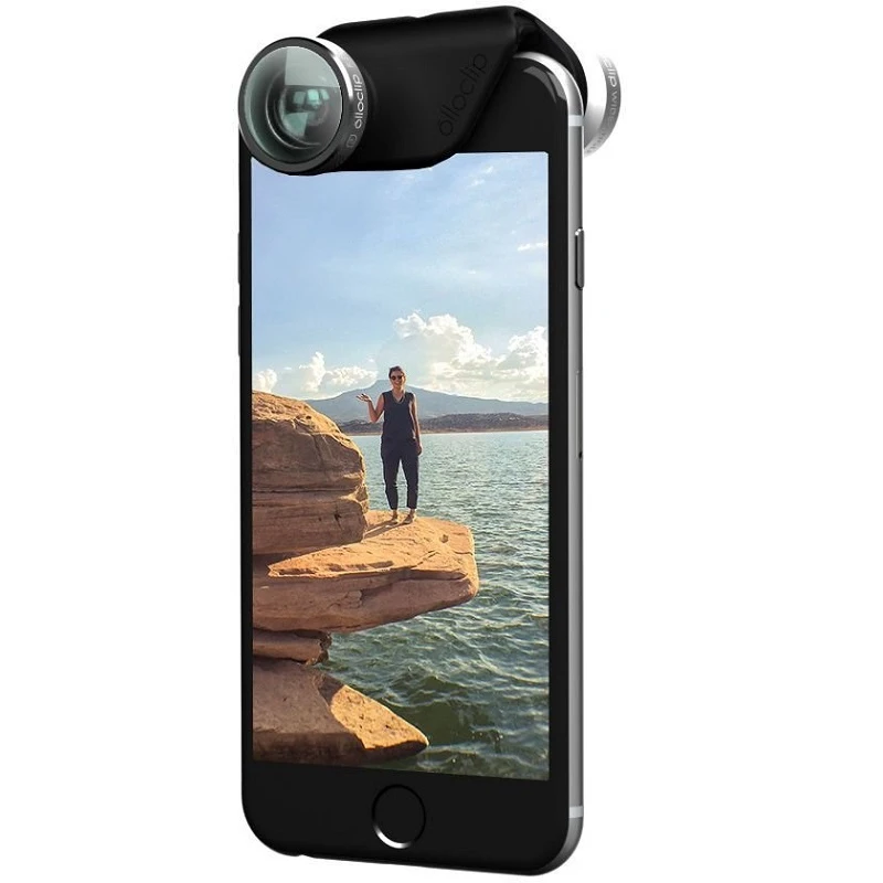 Объектив для Apple iPhone 6/6s/6/6s Plus Olloclip 4-in-1 Lens. цвет черный, серебристый
