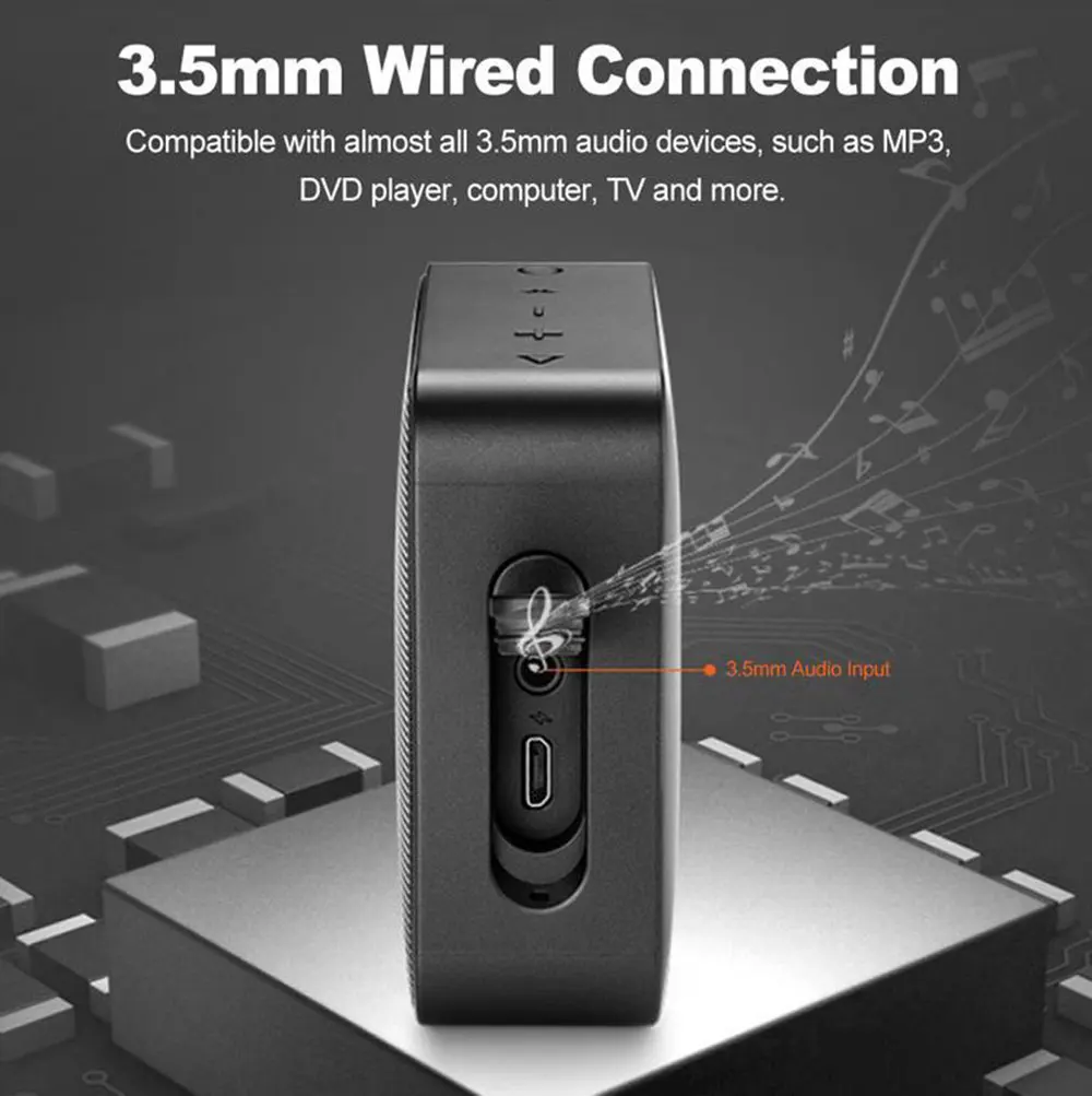 JBL GO2 беспроводной Bluetooth динамик IPX7 водонепроницаемый открытый портативный динамик s перезаряжаемая батарея с микрофоном 3,5 мм порт S порт Go 2