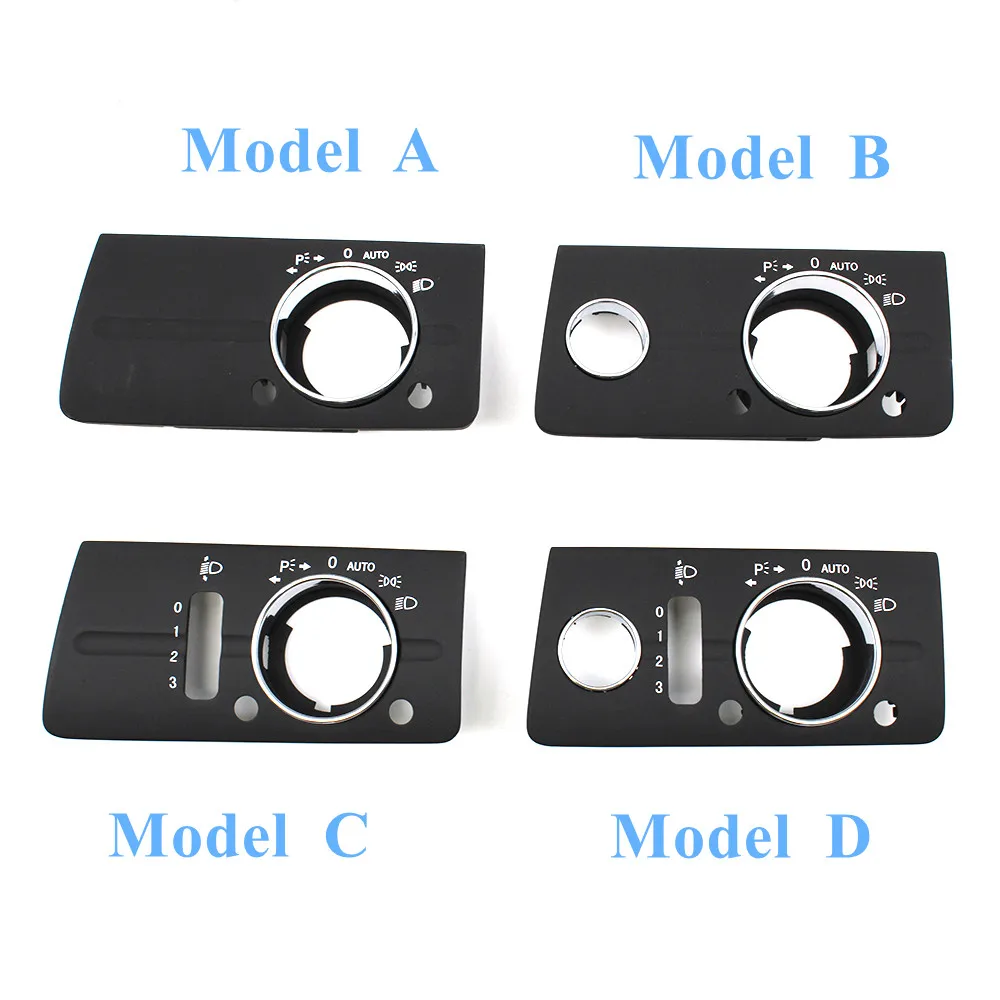 Dashboard Head Lamp Headlight Switch Cover Trim RHD For Mercedes Benz W211 E Class320 350 550 2003-2008 car interior trim dashboard lamp switch cover