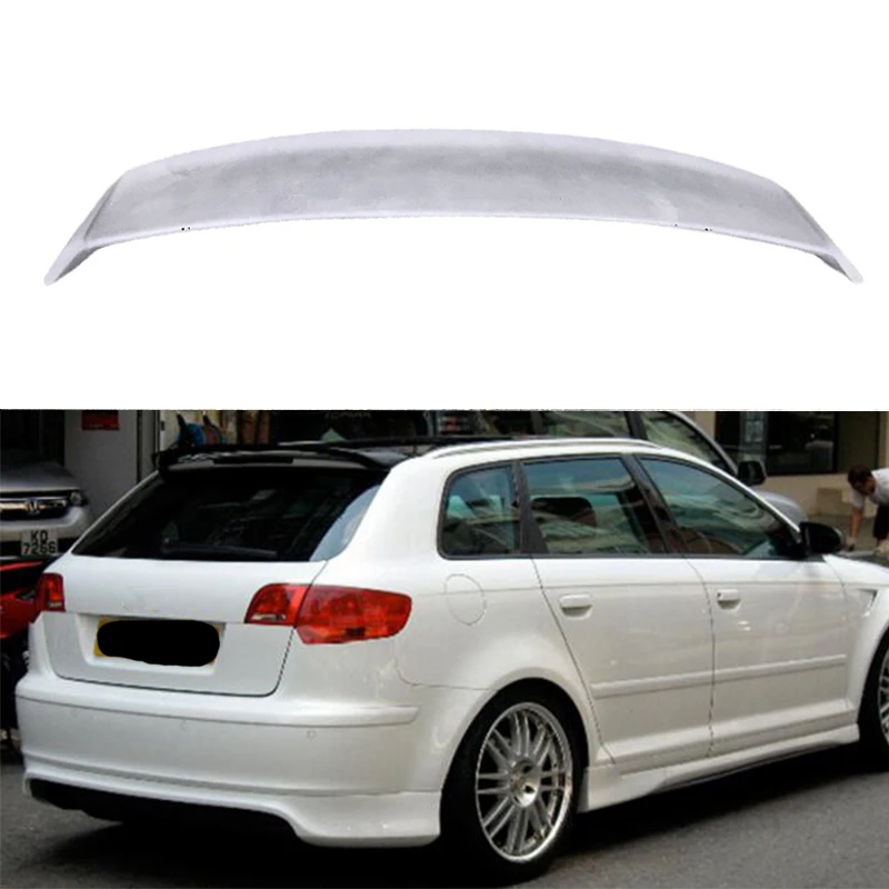 

A3 Modified O Style Fibergla Primer Rear Trunk Luggage Compartment Spoiler Car Wing for Audi A3 Sportback Not S3 SLine 2009-2012