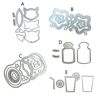 

Bottle Star Pendant Keychain Metal Cutting Dies Leather Art Craft Jewelry Making J78F