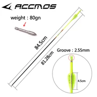 Hottest 2 Color Pure Carbon Arrow Spine 400-1000 ID 4.2mm Archery Orange /Yellow For Compound/Recuvre Bow Shoot 2