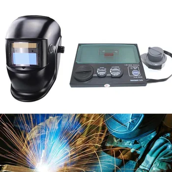 

Solar Auto Darkening Mask Goggles Lens Fit For Welding Helmet Electric Welding Mask Helmet welder Cap ABS + LCD Screen Helmet