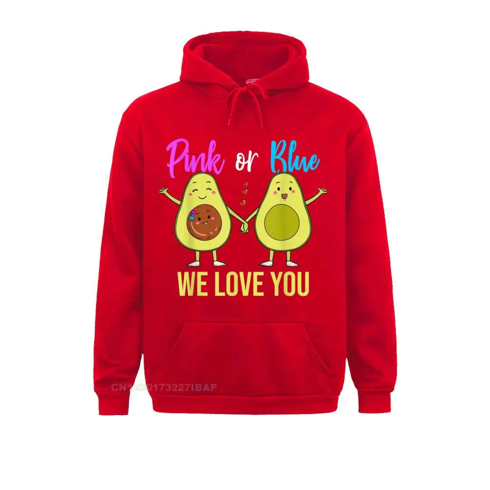 Pink Or Blue Parents Gender Reveal Baby Shower Party Avocado 2021 Mens Hoodies Fitness Sweatshirts England Style Hoods