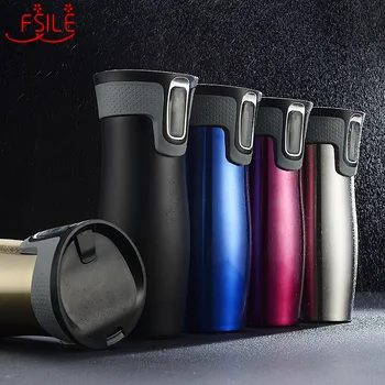 

450ml Mug Thermo Coffee Stainless Steel Vacuum Cup Insulated Mugs Water Flask Thermal Tea Bottle Auto Cups With Heated