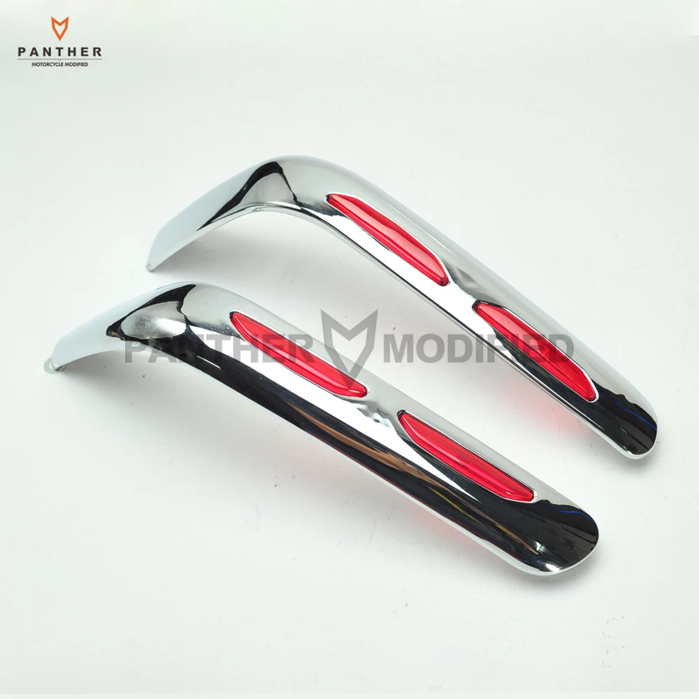 Chrome Motorcycle Fairing Trunk Saddlebag Moldings Decoration Cover Kit case for Honda Goldwing GL1800 2001-2011