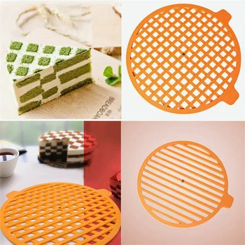 

1PC Round Shape Powder Sifter Cake Mold Griddle Dusting Device DIY Baking Tool Cake Decoration 997314