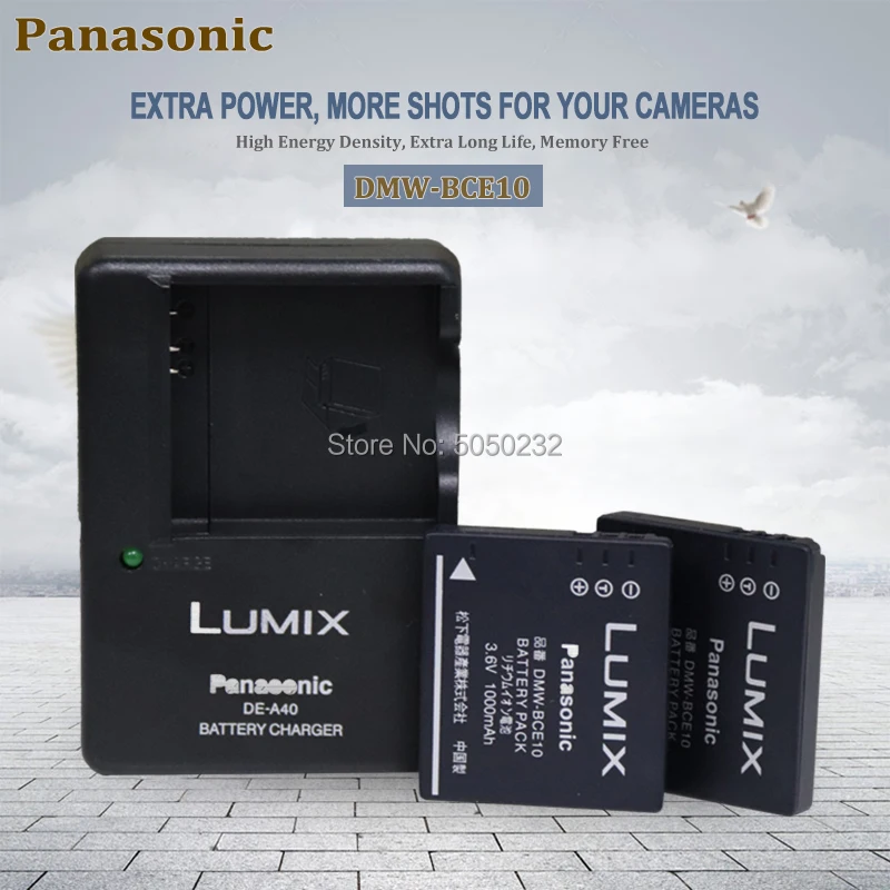 2 шт. Panasonic DMW-BCE10 E BP-DC6 CGA-S008 VW-VBJ10 DB-70 Камера Батарея DMC-FS3 FS5 FS20 FX30 FX33 FX35 FX36+ DE-A40 зарядное устройство