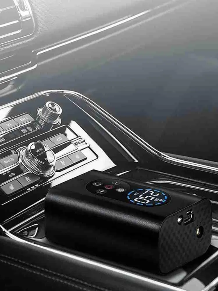 Portable Car Air Compressor Electric Cordless Tire 150 Inflator Air Digital Rechargeable Auto Balls For Car Motorcycle PSI L9V3