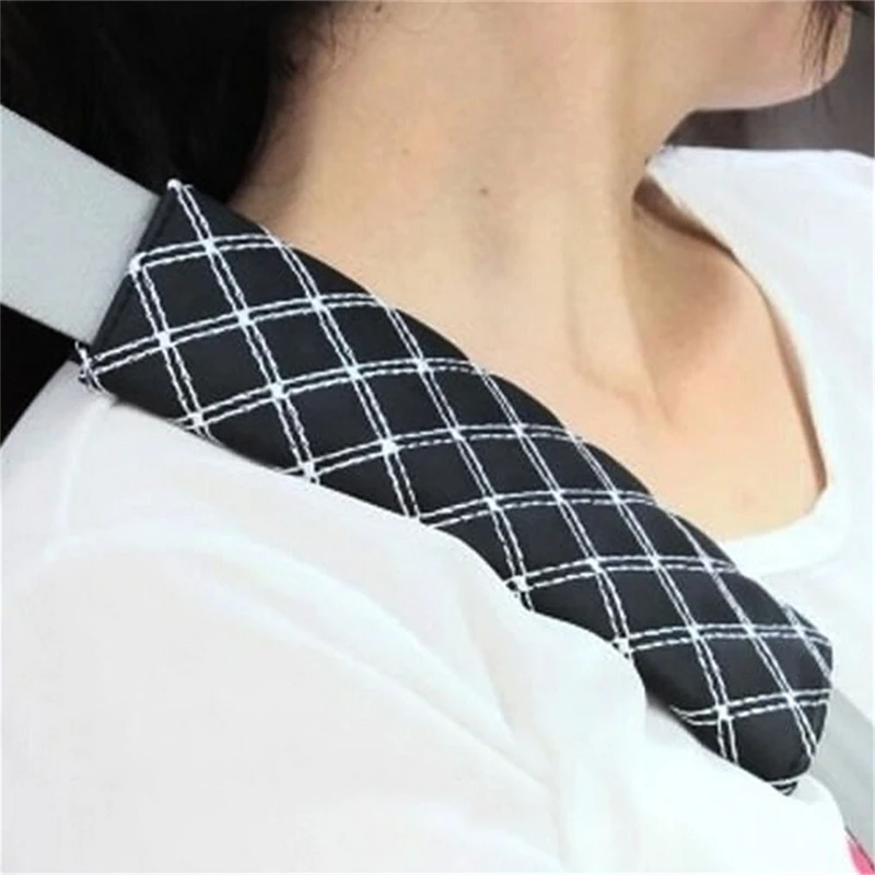 

2Pcs Car Safety Seat Belt Shoulder Pads Cover Cushion Harness Pad Protector