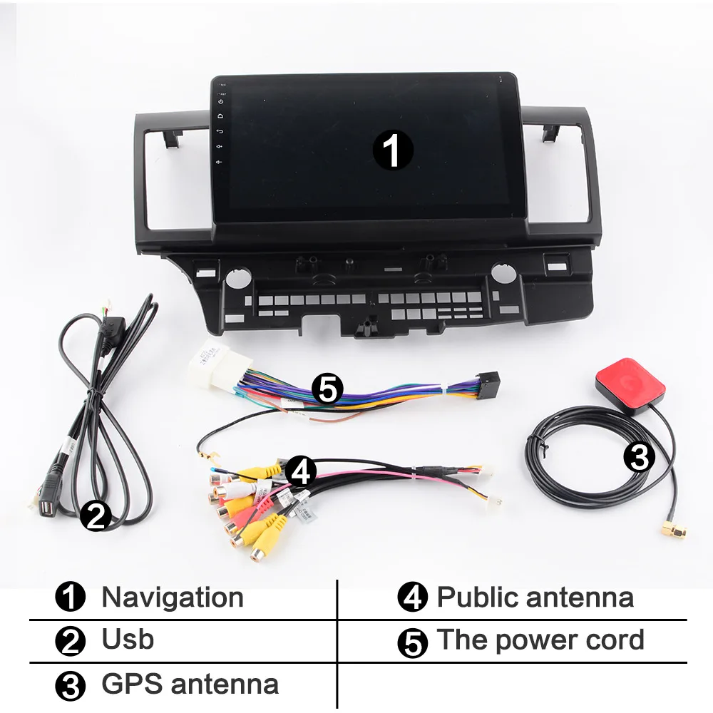 2G ram Android 9,0 автомобильный dvd мультимедиа для MITSUBISHI LANCER 2007 2008 2009 2010 2011 2012 2013 радио Gps навигация