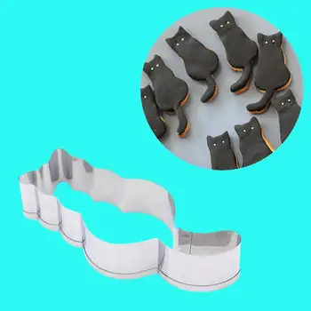 

1 Pcs Cat Biscuit Mould Stainless Steel Material Fondant Modeling Tool Steel Fondant Modeling Tools 7041