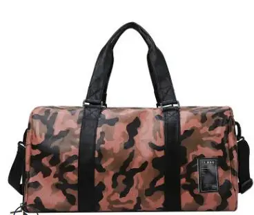 Брендовые новые модные мужские дорожные сумки большой вместимости унисекс ручная багажная Повседневная камуфляжная сумка для выходных большая портативная женская сумка для вещания - Цвет: 3