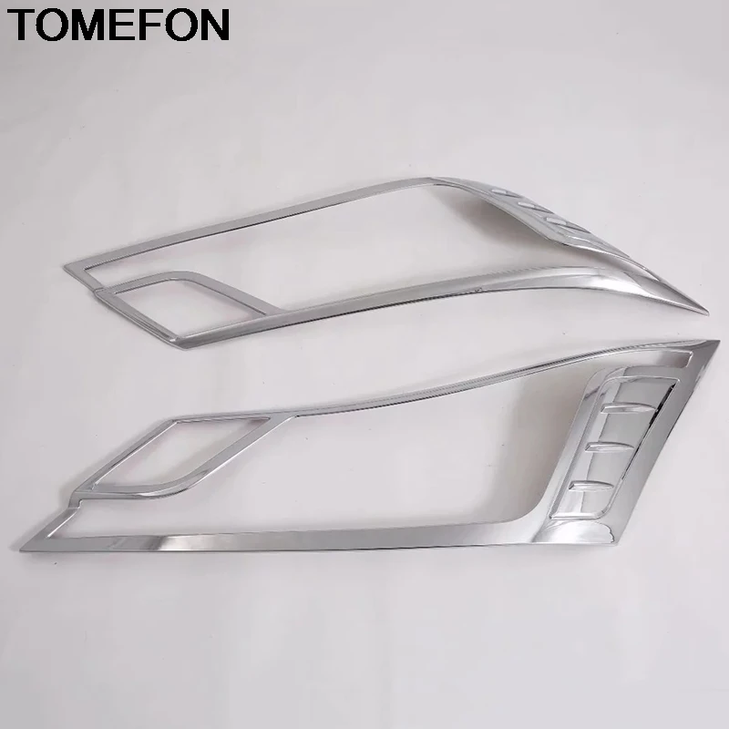 TOMEFON для Toyota Hiace Granvia Commuter передний головной светильник, детектор, рамка, наклейка, Стильный чехол, аксессуары для отделки
