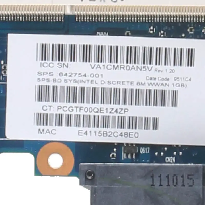 Para hp elitebook 8460 p 6050a2398501 642754-001