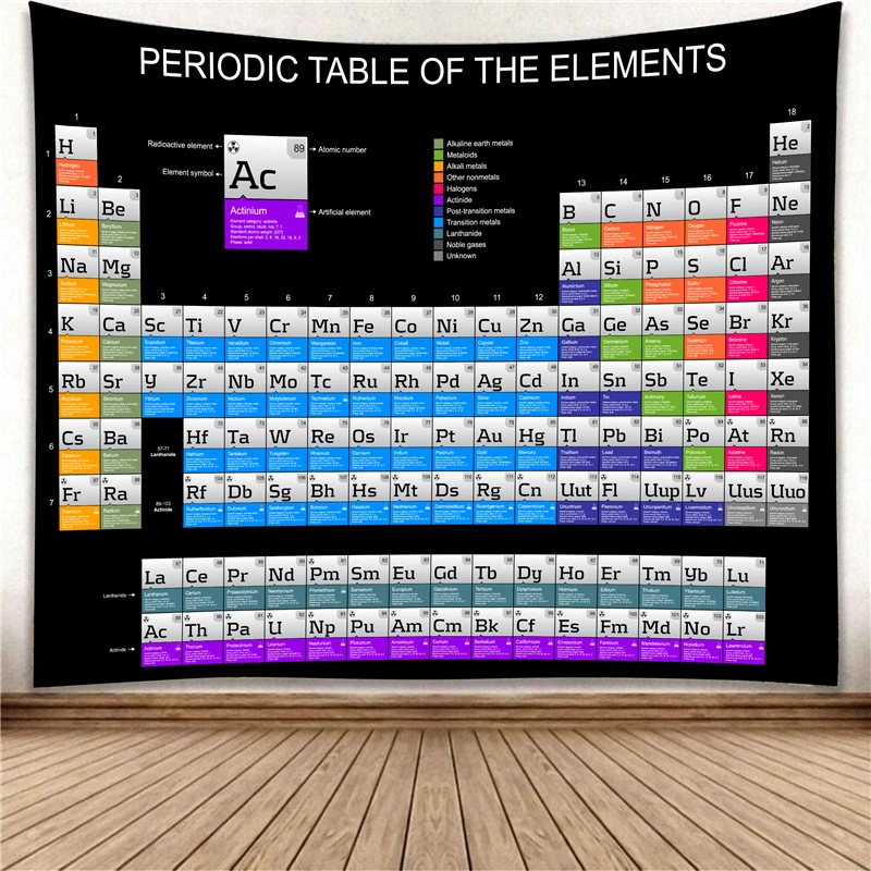 Высокое качество, химия, таблица, настенная занавеска, настенное одеяло, одеяло, s и Things, бохо, домашний декор, гобелен