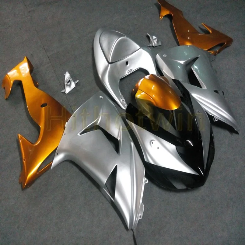 Капот мотоцикла на заказ для Kawasaki ZX-10R 2006-2007 моторные Обтекатели пресс-формы зеленый черный - Цвет: H