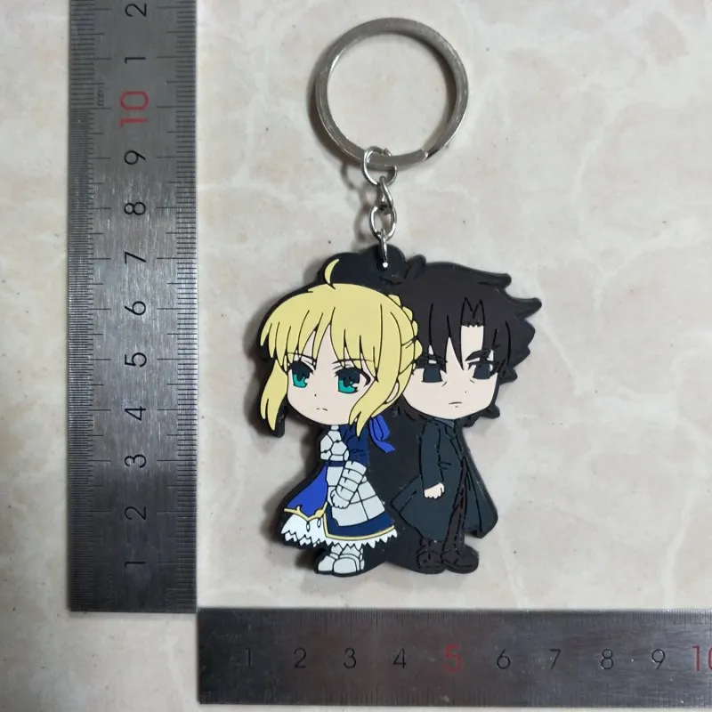 Брелок Fate stay nighe аниме ПВХ фигурка Stay Night судьба саблей лилия ремешок для телефона
