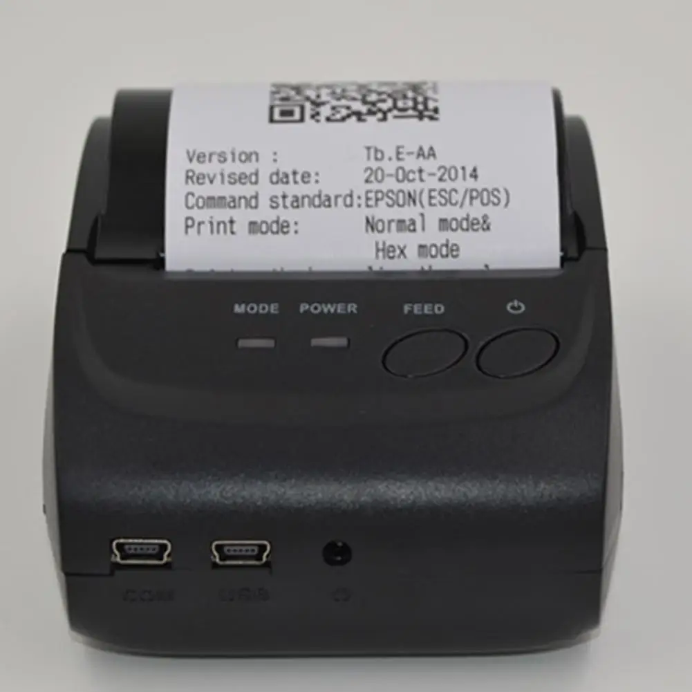 58 мм Термопринтер POS чековый принтер штрих-код qr-код стикер машина USB принтеры с Bluetooth для офисных принадлежностей
