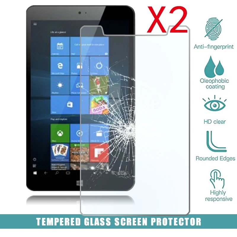 Cover Protettiva Per Schermo In Vetro Temperato Per Tablet 2 Pezzi Per Argos Bush Mytablet Schermo Antigraffio A Copertura Totale Da 8 Pollici