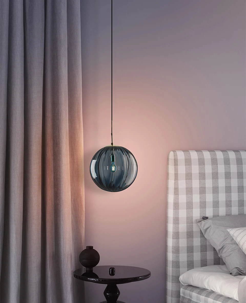 Nordic LED Glass Pendant Lights Lighting Modern Art Design Living Room Cafe Restaurant Indoor Decor Pendant Lamp Light Fixtures