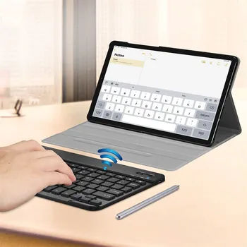 

30# Bluetooth keyboard For Samsung Galaxy Tab S6 10.5" 2019 SM-T860/T865 Keyboard Case Slim Stand Cover and Detachable keyboard