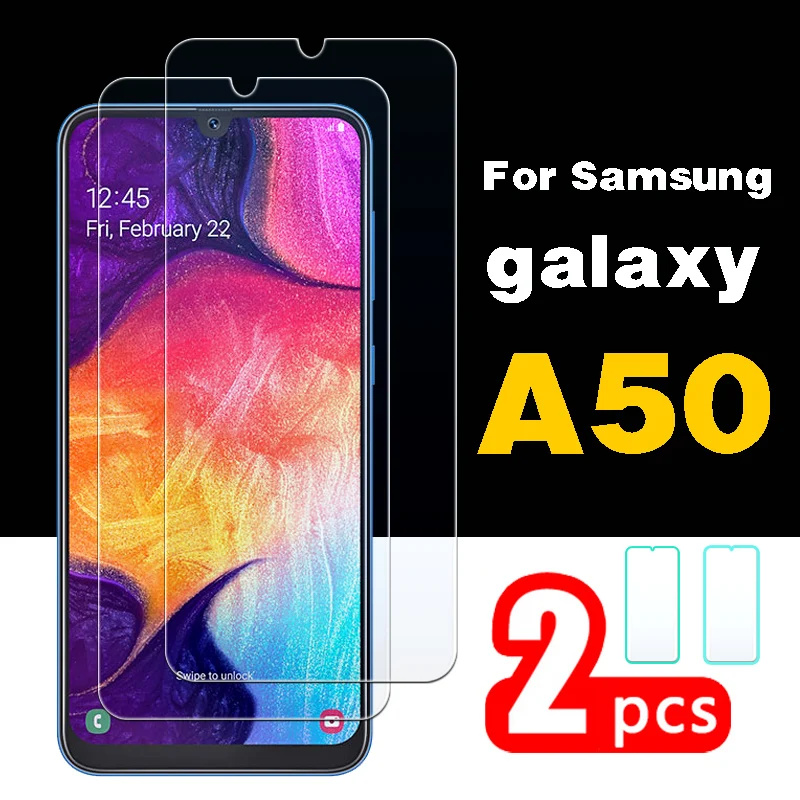 2 шт A50 стекло для samsung galaxy a 50 закаленное защитное стекло для экрана 50a galaxy a50 samsung a50 бронированная galax galaci защитная пленка