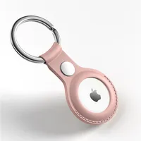 Porte-clés AirTag Cuir Rose