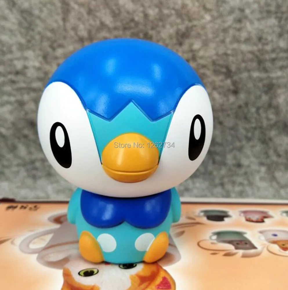EMS 20/лот 4 шт гашапон Пикачу Eevee Rowlet пиплип 6-9 см фигурка модель игрушки милые подарки для детей