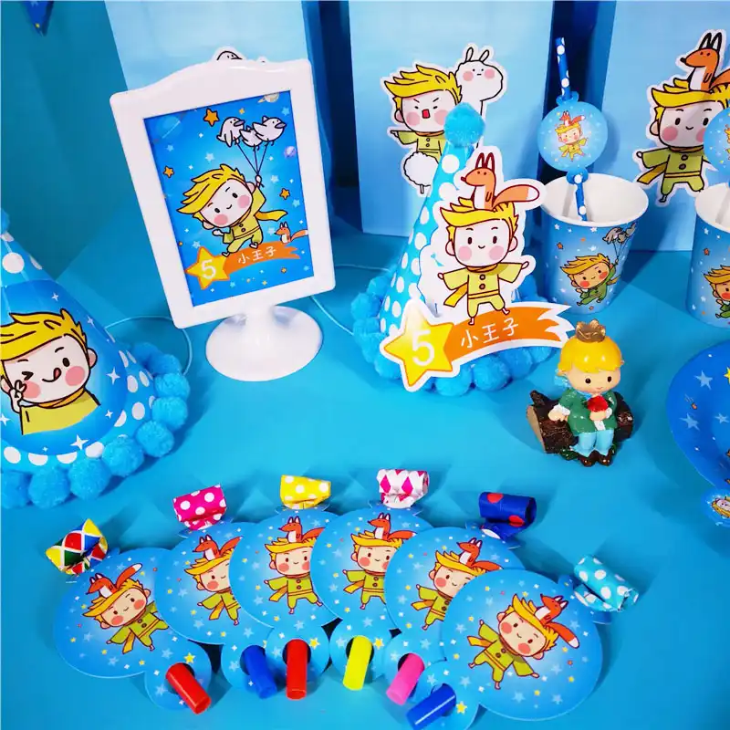 The Little Prince Theme Party Decoration Tableware Paper Cup Plate