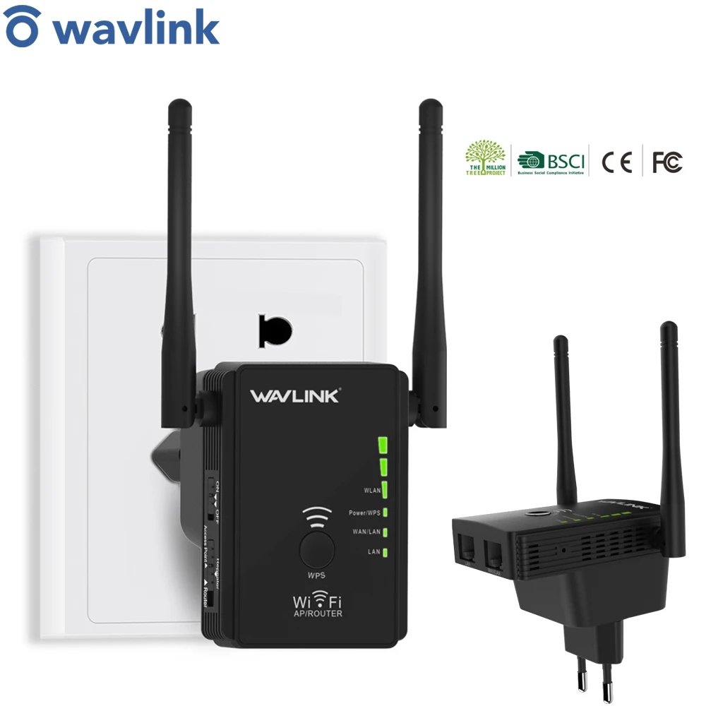 Wi Fi ретранслятор Wavlink 300 Мбит/с/маршрутизатор/точка доступа AP wifi расширитель