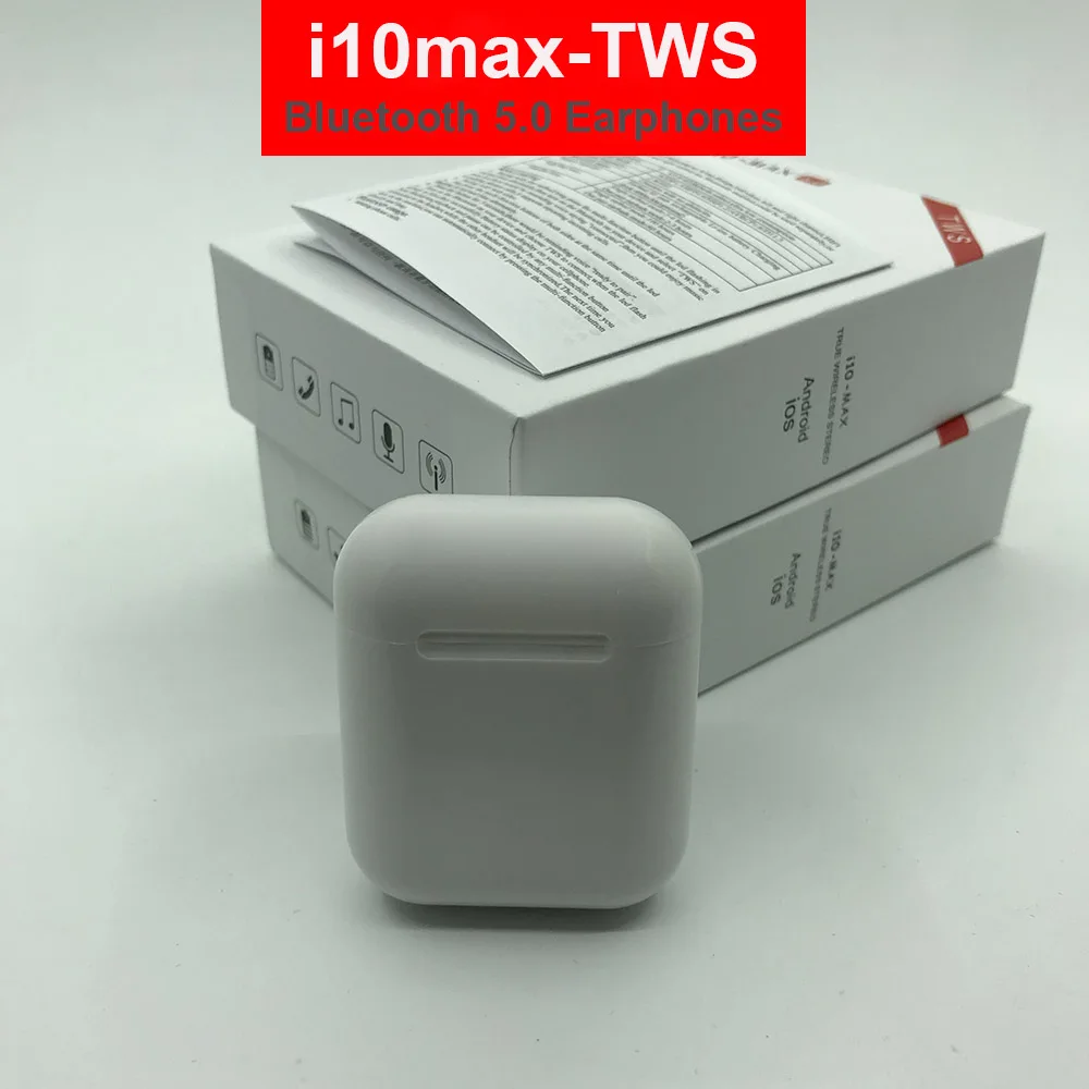 

Original i10 max i7s tws Mini Earbuds Bluetooth 5.0 Wireless Earphones with Mic Charging Box for Iphone Android