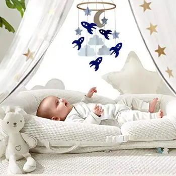 

Baby Mobile Rattles Toys 0-12 Months For Baby Newborn Crib Bed Bell Oyuncak Toddler Rattles Carousel For Cots Kids Handmade Toy