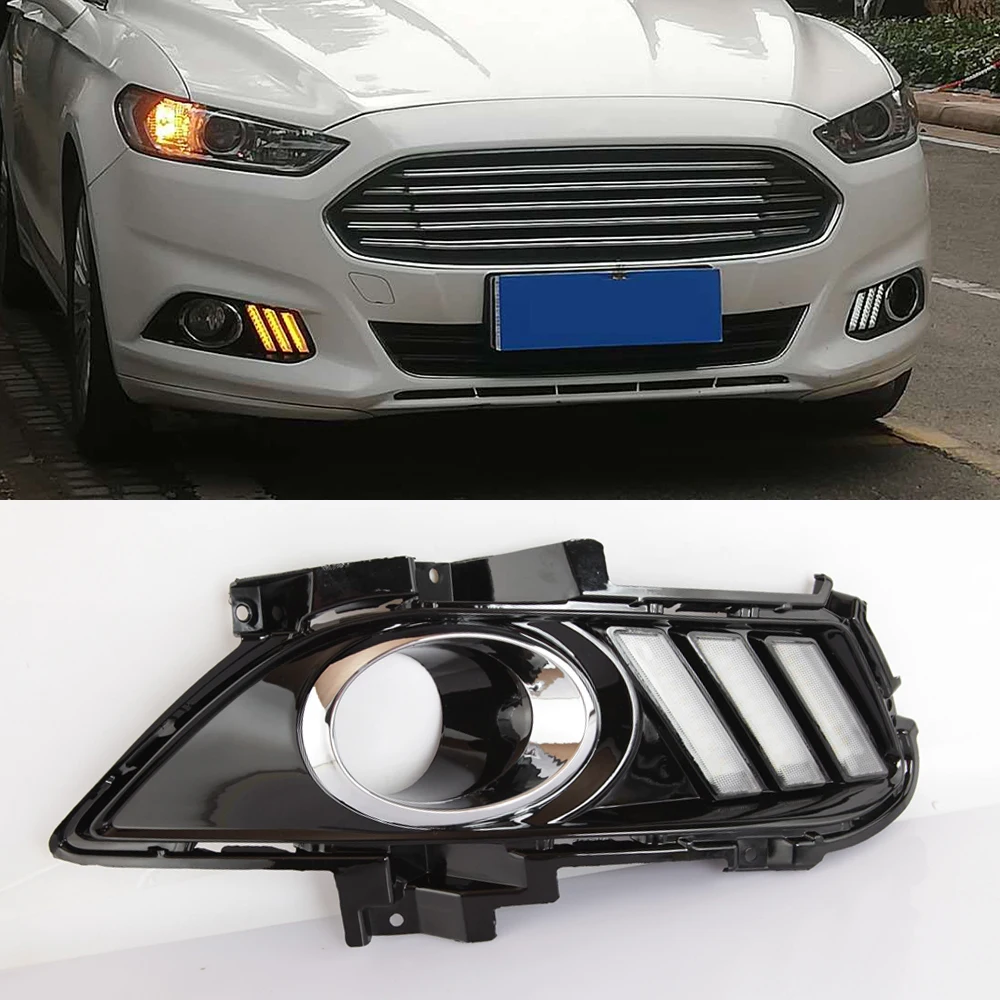 2 шт. для Ford Mondeo Fusion 2013 2014 2015 2016 желтое реле сигнала поворота водонепроницаемая