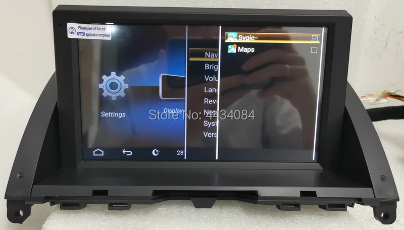 Ouchuangbo Автомагнитола с gps стерео для MB Benz C180 C220 C200 C300 C350 2008 2011 8 ядрами 4G 4 + 64 android 10