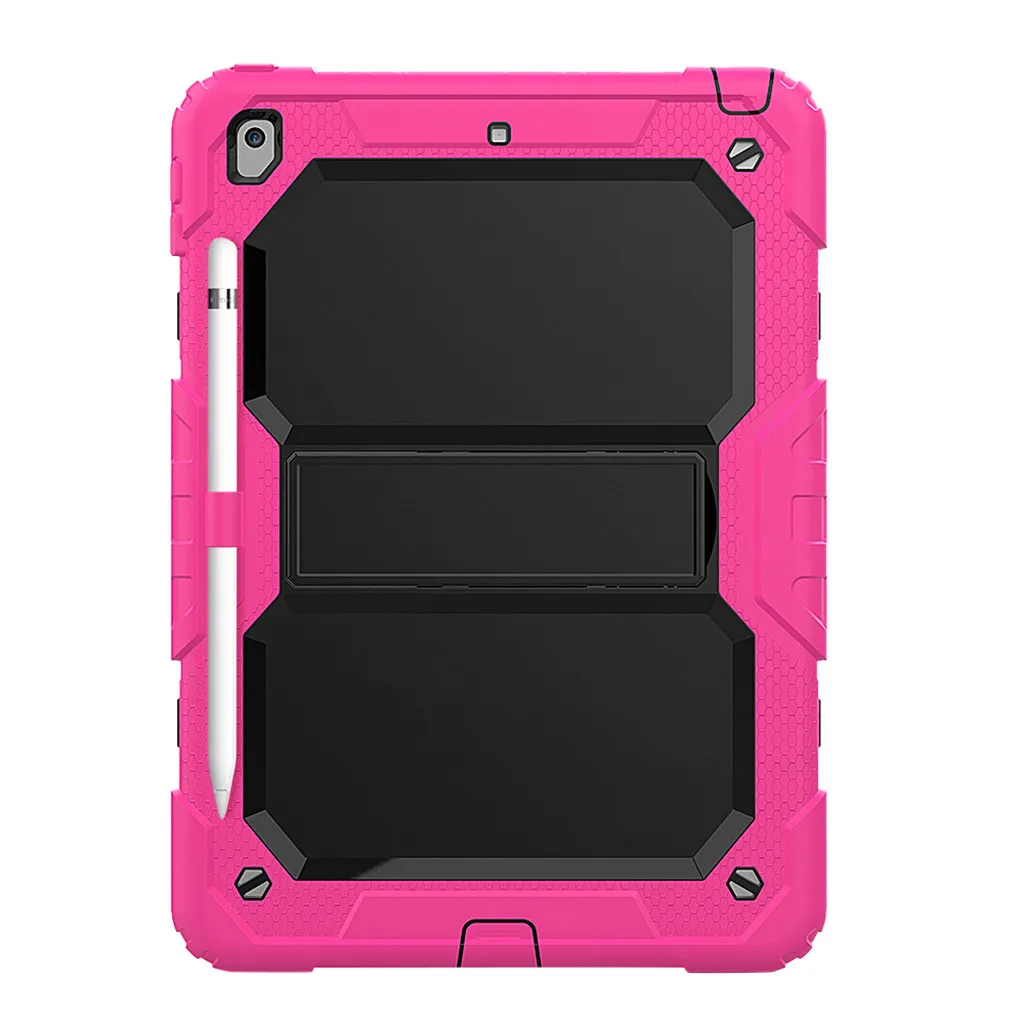 Чехол для iPad 10,2 7 7th Gen A2200 A2197 Funda Tablet противоударный жесткий чехол военный сверхпрочный Силиконовый прочный Чехол-подставка