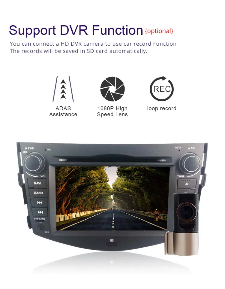 Discount TOPBSNA IPS Android 9.0 Car DVD Player For Toyota RAV4 Rav 4 2007-2011 GPS Navi Stereo 2 Din Car Radio Octa cores 4G+64G Auto SD 7