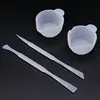 1 Set Mix Cup Silicone Mold Epoxy Resin Mold Tools DIY Jewelry Making Stick Hand made Accessories ► Photo 1/6