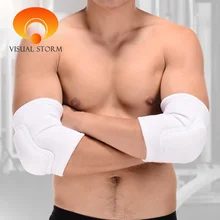 

Men Elbow Support Brace Sport Fitness Workout Basketball Elbow Protective Pad Absorb Sweat Guard Stretch Accessories Arm Warmer