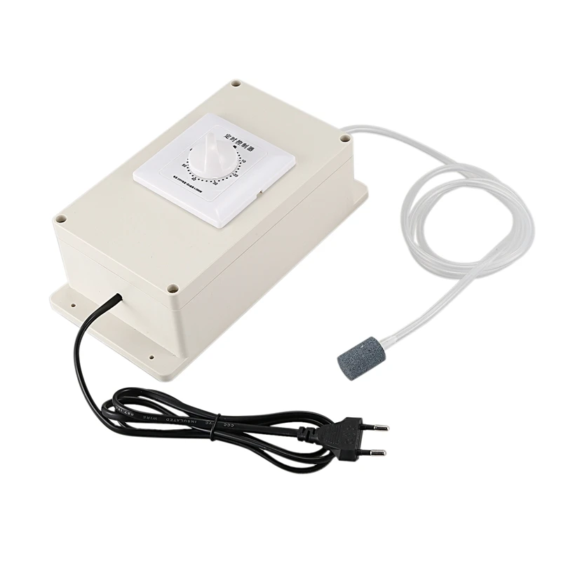 

Eu Plug,Air Water Purifier Ozone Generator 2000Mg/H Ozone Generator Sterilizer with Timer Vegetable Scrubber Purification 220V