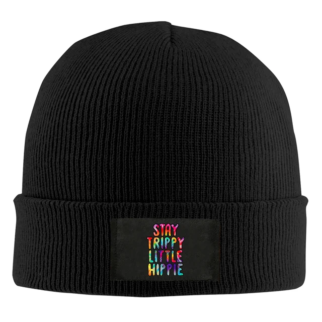 Stay Trippy Little Hippie Beanie Hats 
