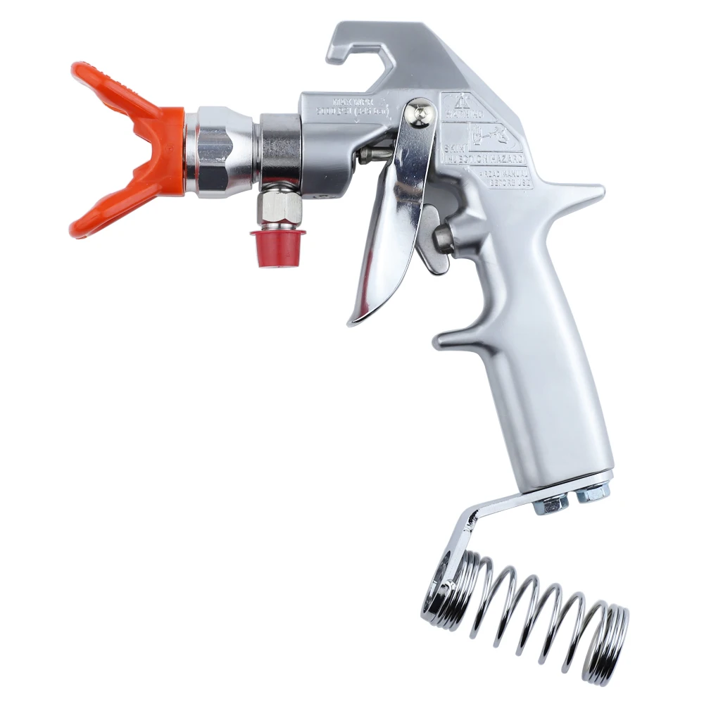 246240 Two Fingers Silver Plus Airless Paint Spray Gun 5400PSI used for  Line Striper Road Marking Machine мультиспрей liquimoly multi spray plus 7 3304