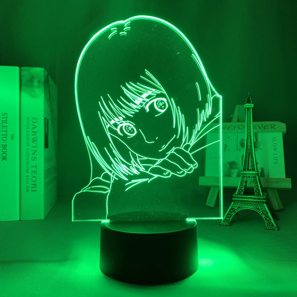 night light lamp 3d Lamp Anime Attack on Titan Armin Arlert for Bedroom Decorative Light Kids Birthday Gift Attack on Titan LED Night Light Manga led night light