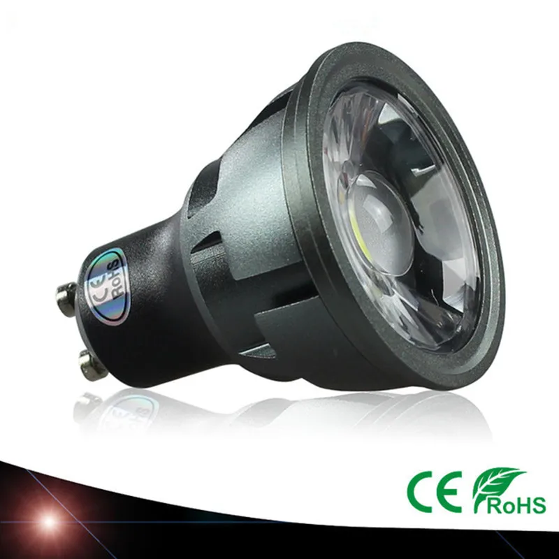 

Led GU10 Spotlight Bulb 3W 5W 7W 110v 220v 240v COB Lamp Warm White 3000k Nature White 4000k White 6500k Energy Saving Black