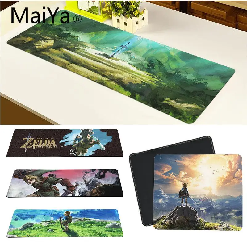 

Maiya High Quality The Legend of Zelda Natural Rubber Gaming mousepad Desk Mat Free Shipping Large Mouse Pad Keyboards Mat