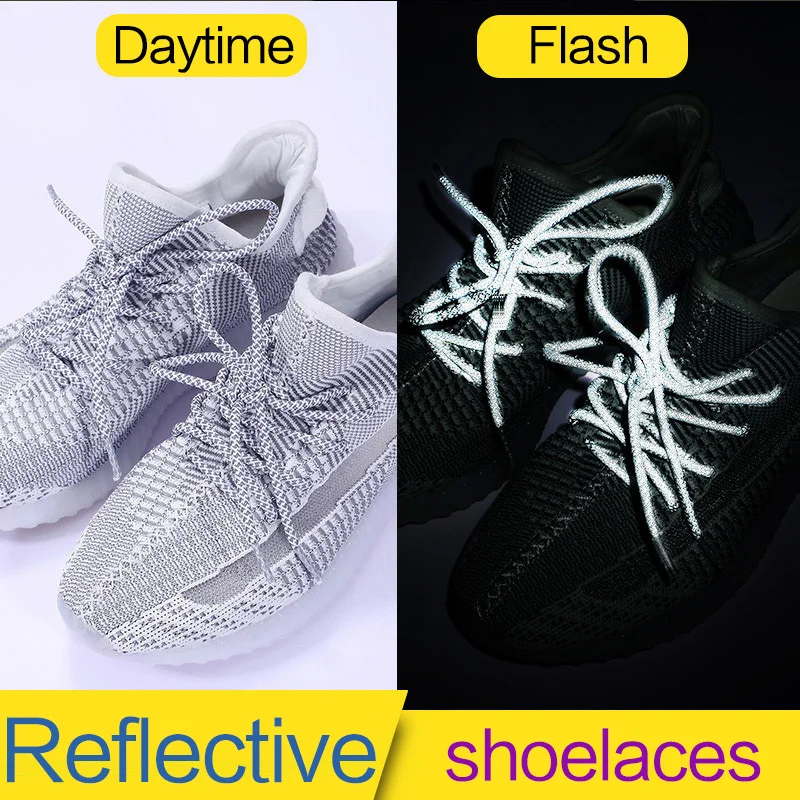 1Pair 120cm Cool Highlight Fluorescent Sneaker Shoestrings Sport Shoelaces 3M Reflective Round Rope Shoes Lace Light Shoelaces 1Pair 120cm Cool Highlight Fluorescent Sneaker Shoestrings Sport Shoelaces 3M Reflective Round Rope Shoes Lace Light Shoelaces
