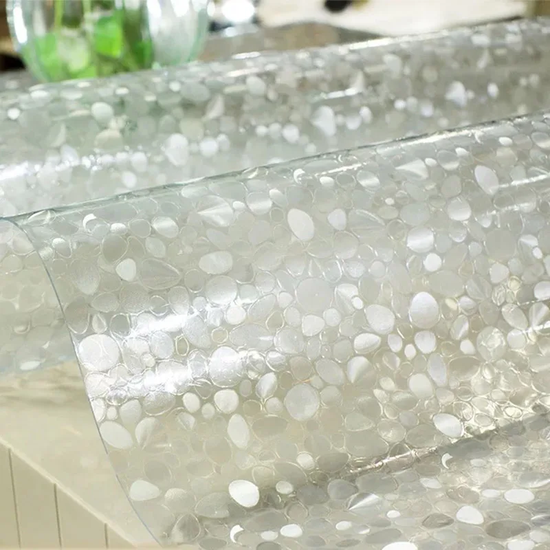 Мягкая стеклянная скатерть PVCTBZB, утолщенная 1,5 мм, водонепроницаемая и маслостойкая пластиковая прозрачная скатерть, скатерть/покрытие для кухни